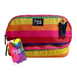 NWT French Bull Makeup Cosmetic Case Bag